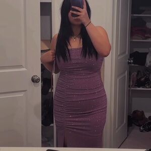 Elegant Purple Dress